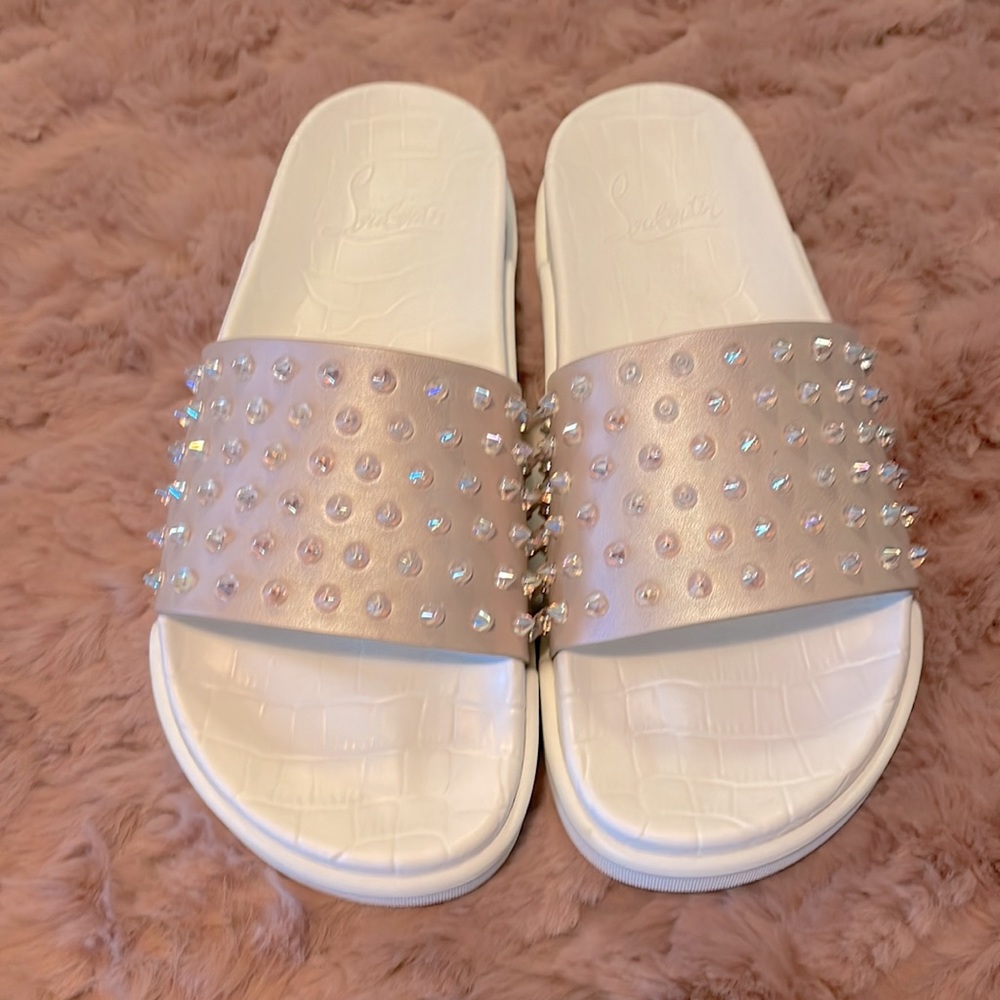 Christian Louboutin Pool Fun Slide Sandal